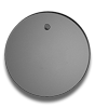 Bierdeckel Kreis d = 60 mm gebohrt